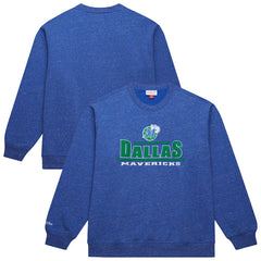 Dallas Mavericks Throw It Back Fleece Sweatshirt Navy - NBA