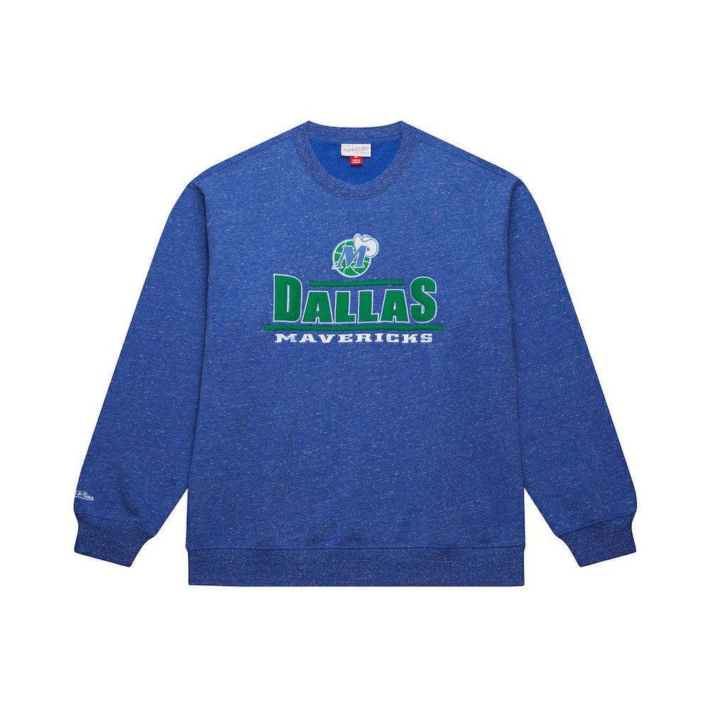 Dallas Mavericks Throw It Back Fleece Sweatshirt Navy - NBA