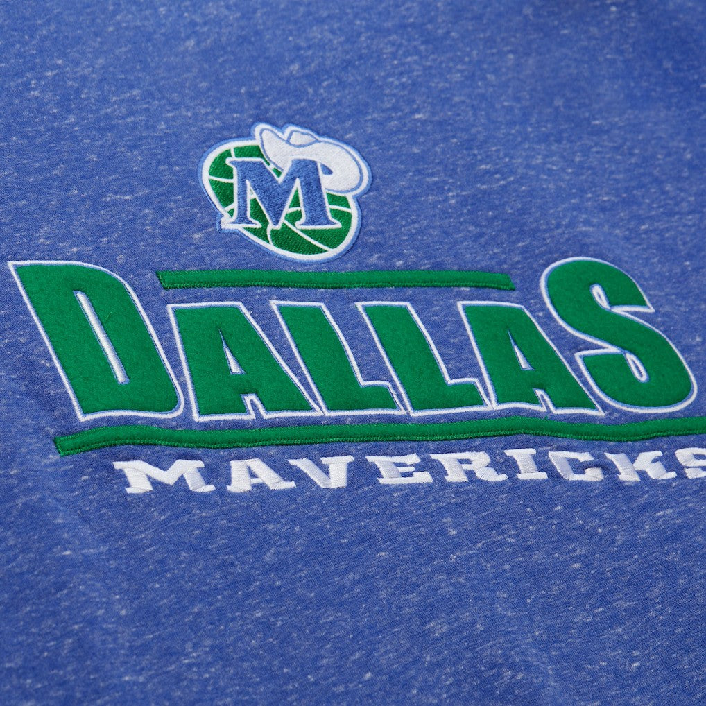 Dallas Mavericks Throw It Back Fleece Sweatshirt Navy - NBA
