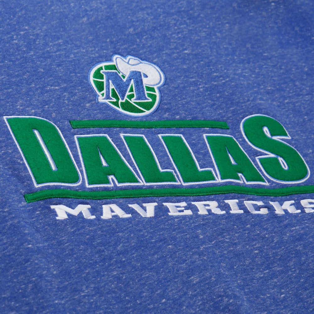 Dallas Mavericks Throw It Back Fleece Sweatshirt Navy - NBA