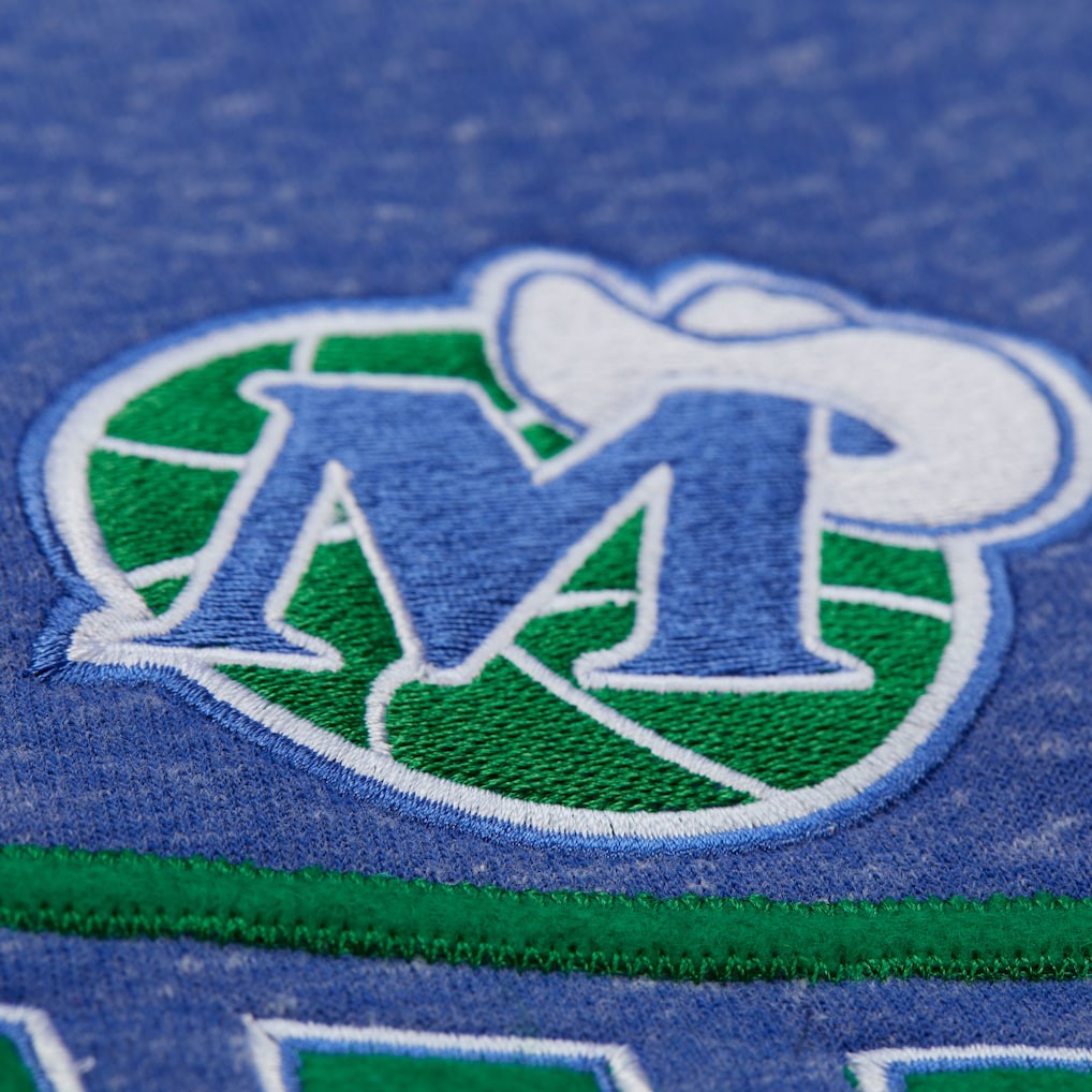 Dallas Mavericks Throw It Back Fleece Sweatshirt Navy - NBA