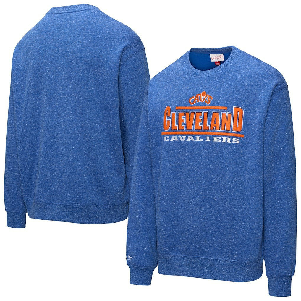 Cleveland Cavaliers Throw It Back Fleece Sweatshirt Royal - NBA