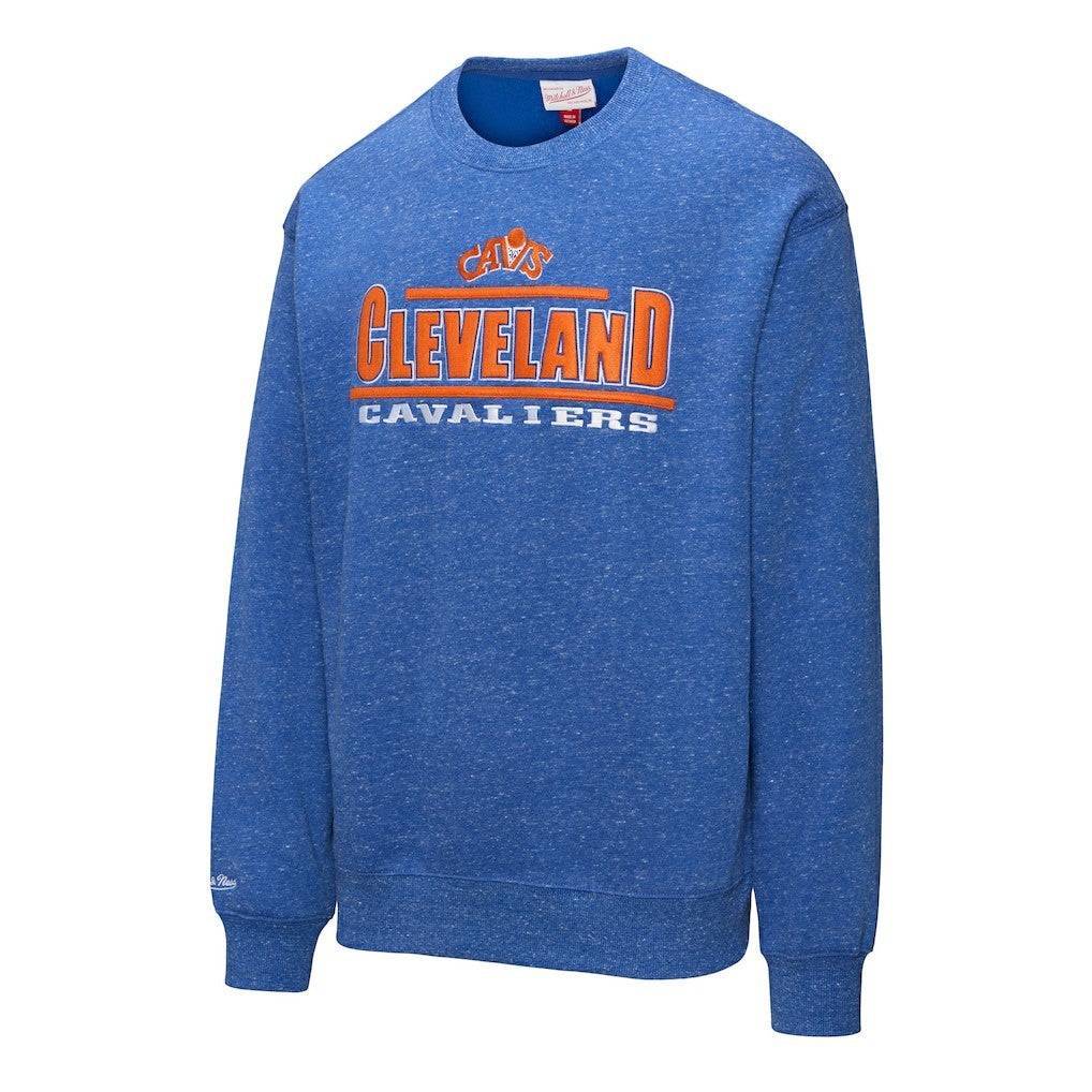 Cleveland Cavaliers Throw It Back Fleece Sweatshirt Royal - NBA