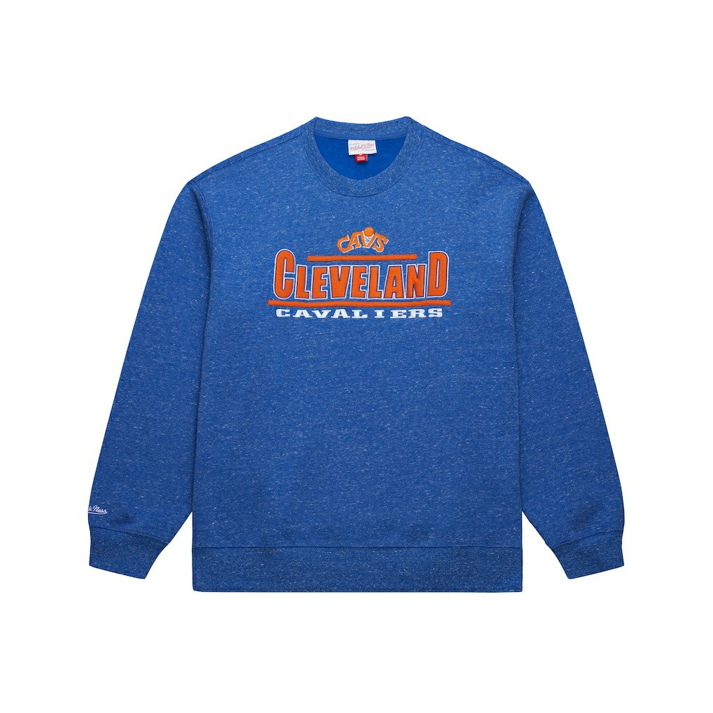 Cleveland Cavaliers Throw It Back Fleece Sweatshirt Royal - NBA
