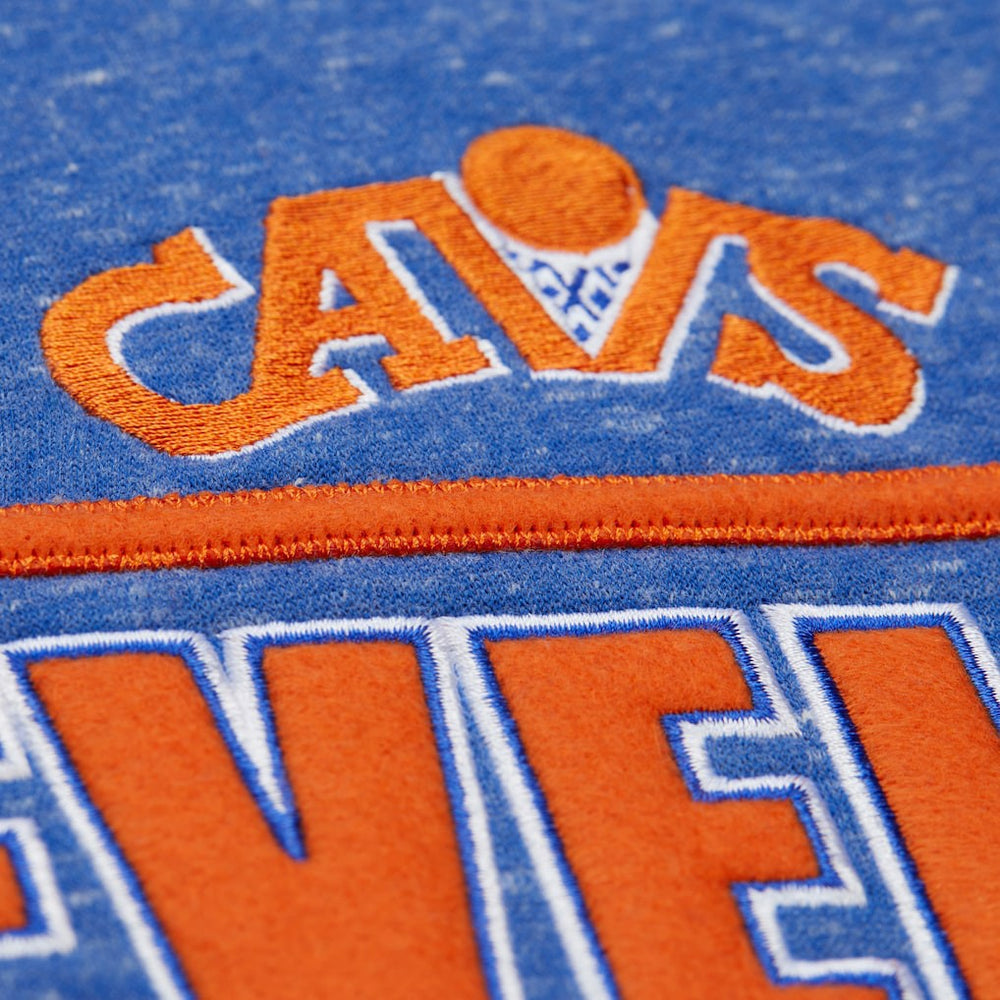 Cleveland Cavaliers Throw It Back Fleece Sweatshirt Royal - NBA