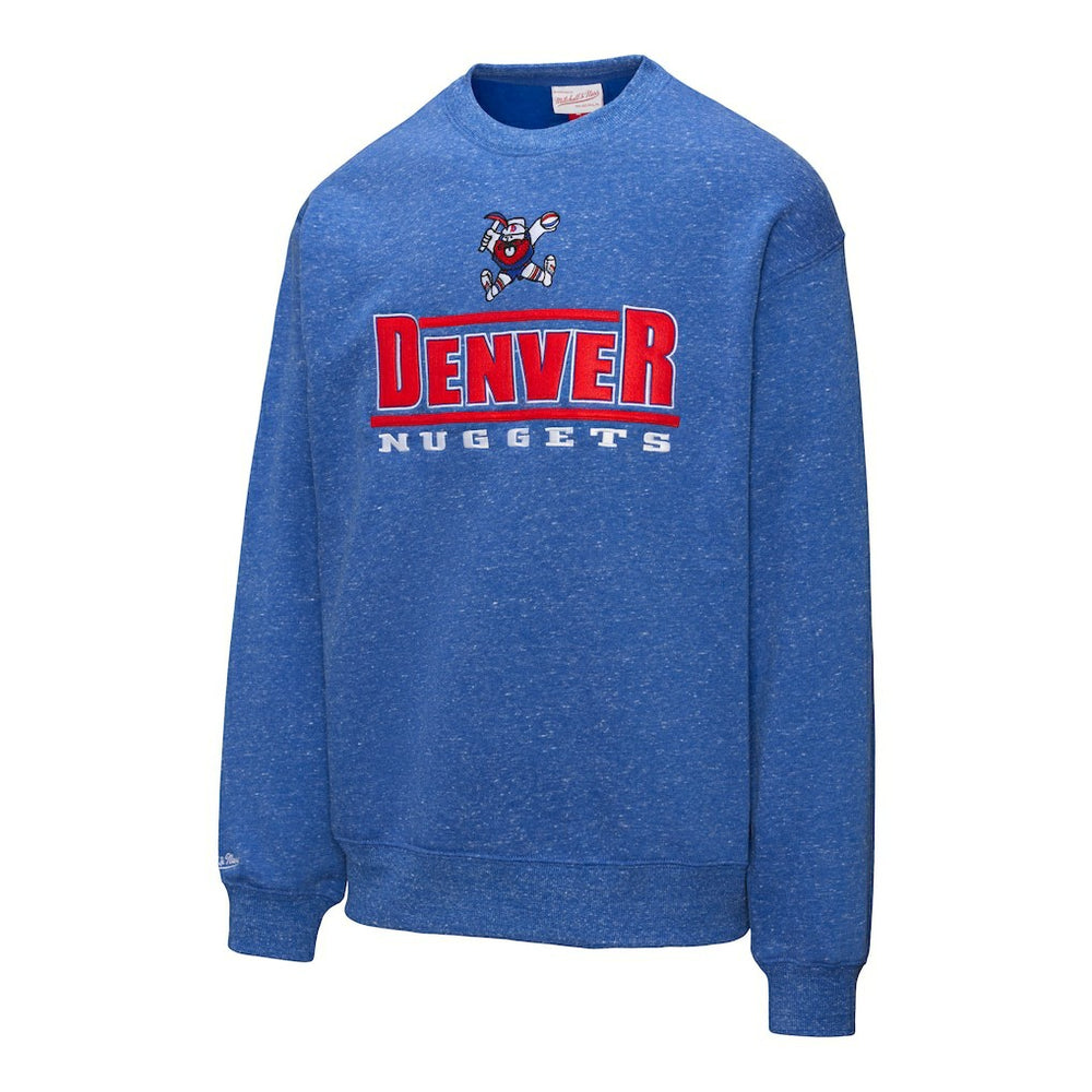 Denver Nuggets Throw It Back Fleece Sweatshirt Royal - NBA