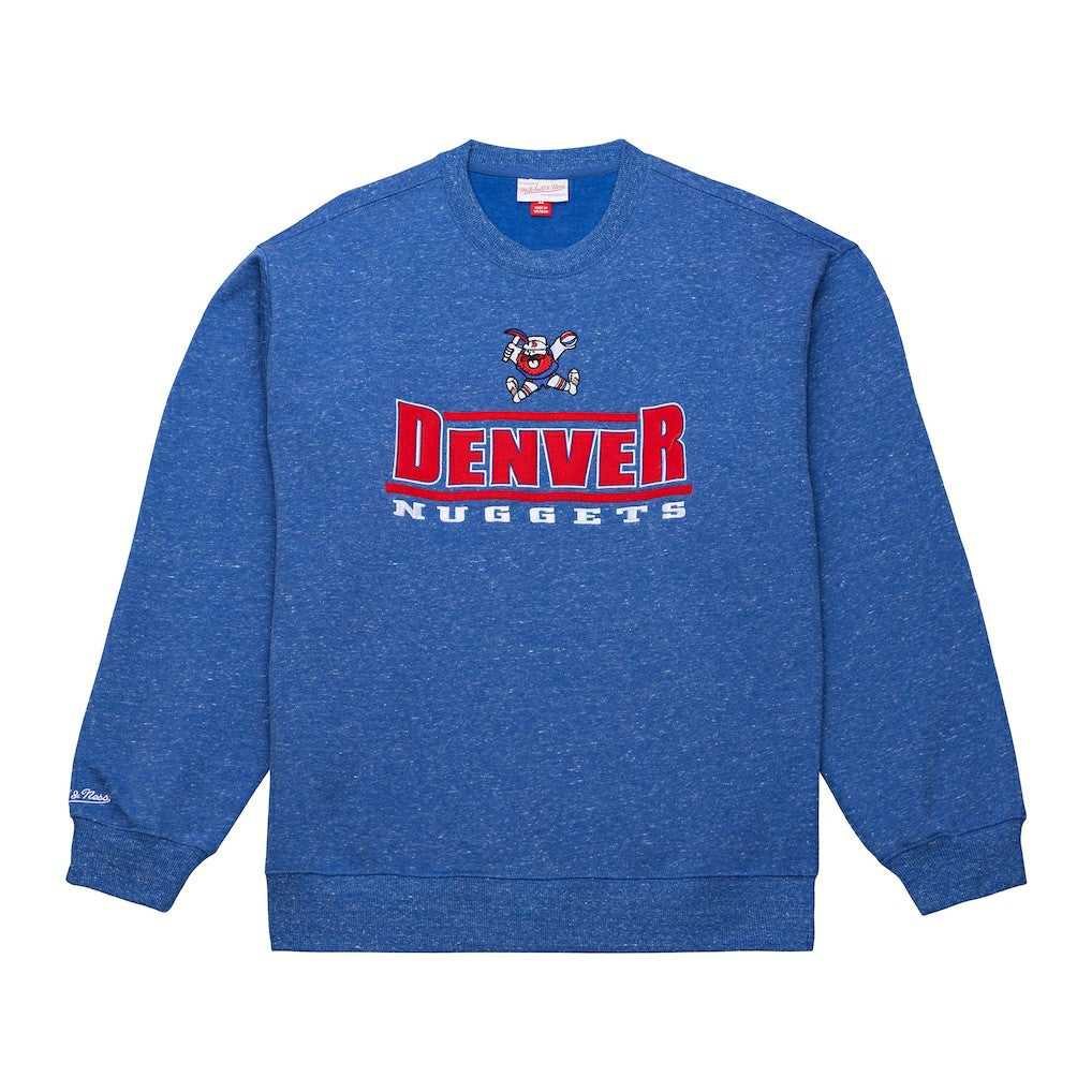Denver Nuggets Throw It Back Fleece Sweatshirt Royal - NBA