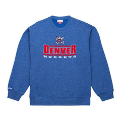 Denver Nuggets Throw It Back Fleece Sweatshirt Royal - NBA