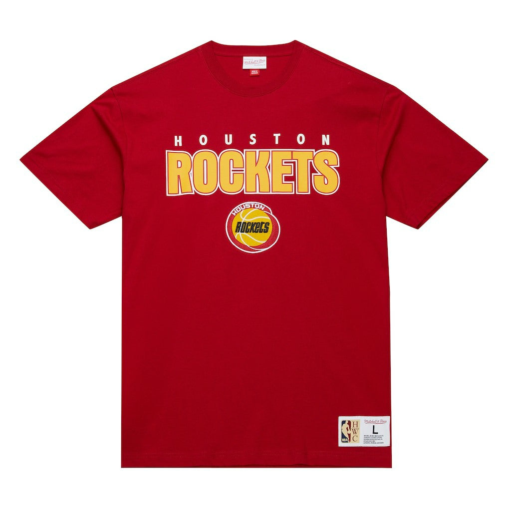 Houston Rockets Hardwood Classics Throw It Back Premium T-Shirt Red - NBA