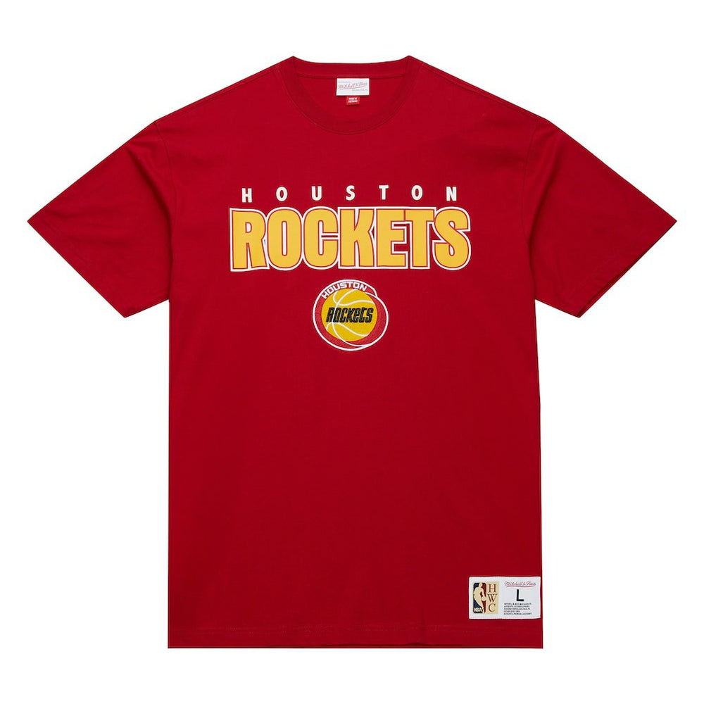 Houston Rockets Hardwood Classics Throw It Back Premium T-Shirt Red - NBA