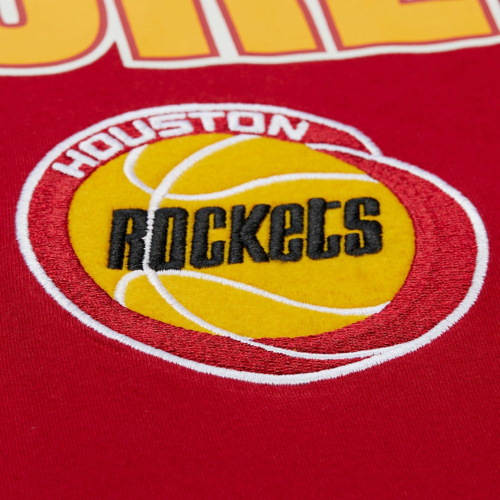 Houston Rockets Hardwood Classics Throw It Back Premium T-Shirt Red - NBA
