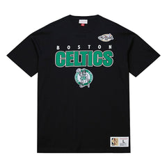 Boston Celtics Hardwood Classics Throw It Back Premium T-Shirt Black - NBA