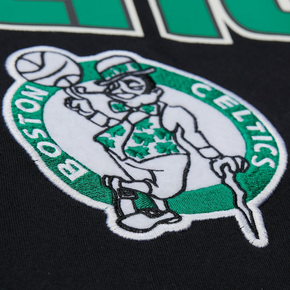 Boston Celtics Hardwood Classics Throw It Back Premium T-Shirt Black - NBA