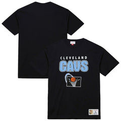 Cleveland Cavaliers Hardwood Classics Throw It Back Premium T-Shirt Black - NBA