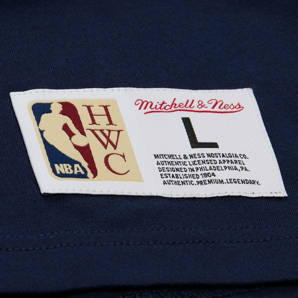 Dallas Mavericks Hardwood Classics Throw It Back Premium T-Shirt Navy - NBA