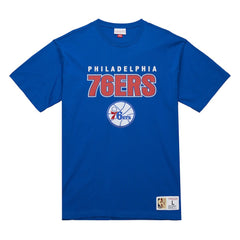 Philadelphia 76ers Hardwood Classics Throw It Back Premium T-Shirt Royal - NBA