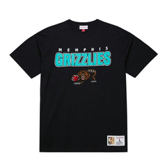 Memphis Grizzlies Hardwood Classics Throw It Back Premium T-Shirt Black - NBA