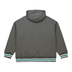 Milwaukee Bucks Throw It Back Quilted Fleece Quarter-Zip Hoodie Gray - NBA