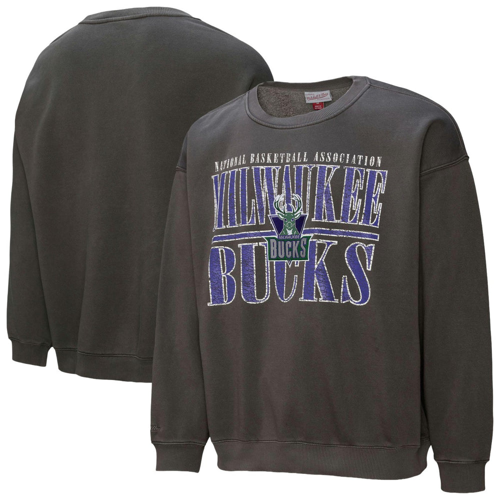Milwaukee Bucks NBA Downtown Collection Fleece Sweatshirt Black - NBA