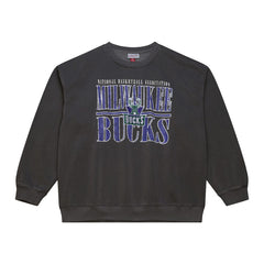 Milwaukee Bucks NBA Downtown Collection Fleece Sweatshirt Black - NBA