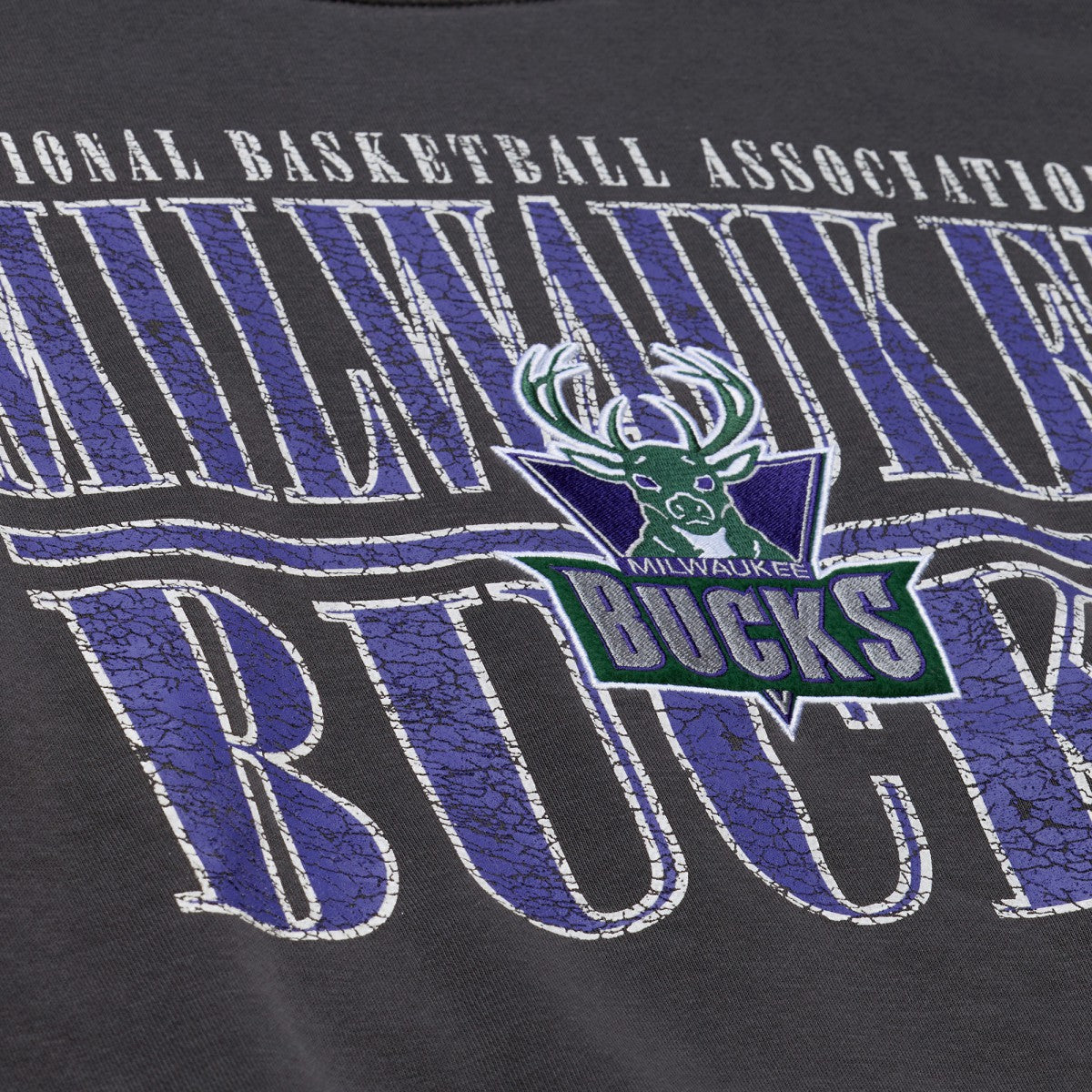 Milwaukee Bucks NBA Downtown Collection Fleece Sweatshirt Black - NBA