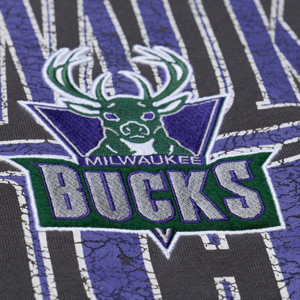 Milwaukee Bucks NBA Downtown Collection Fleece Sweatshirt Black - NBA
