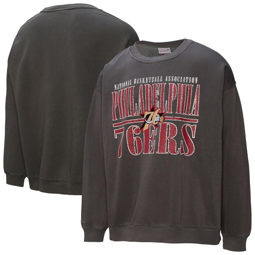 Philadelphia 76ers NBA Downtown Collection Fleece Sweatshirt Black - NBA