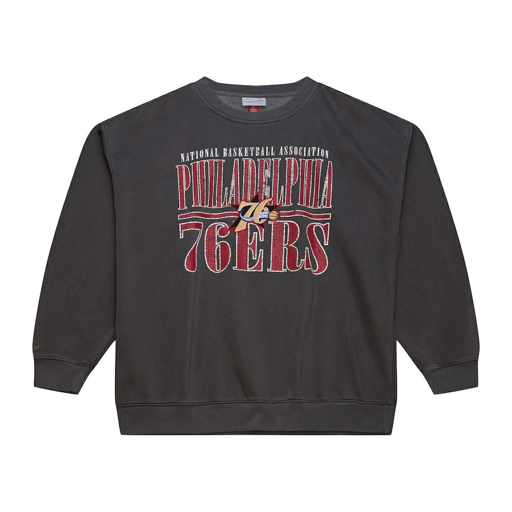 Philadelphia 76ers NBA Downtown Collection Fleece Sweatshirt Black - NBA