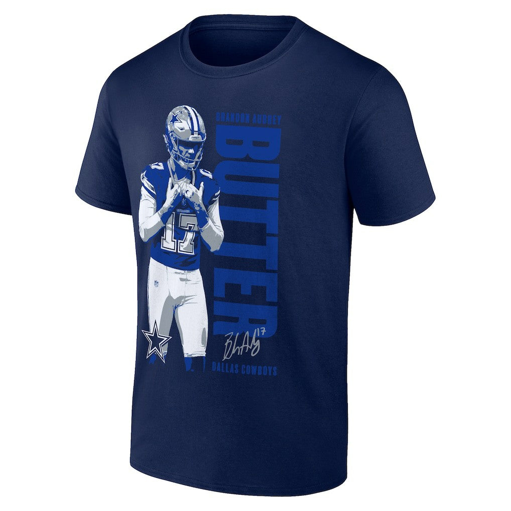 Brandon Aubrey Dallas Cowboys Like Butter T-Shirt Navy | Fanatics
