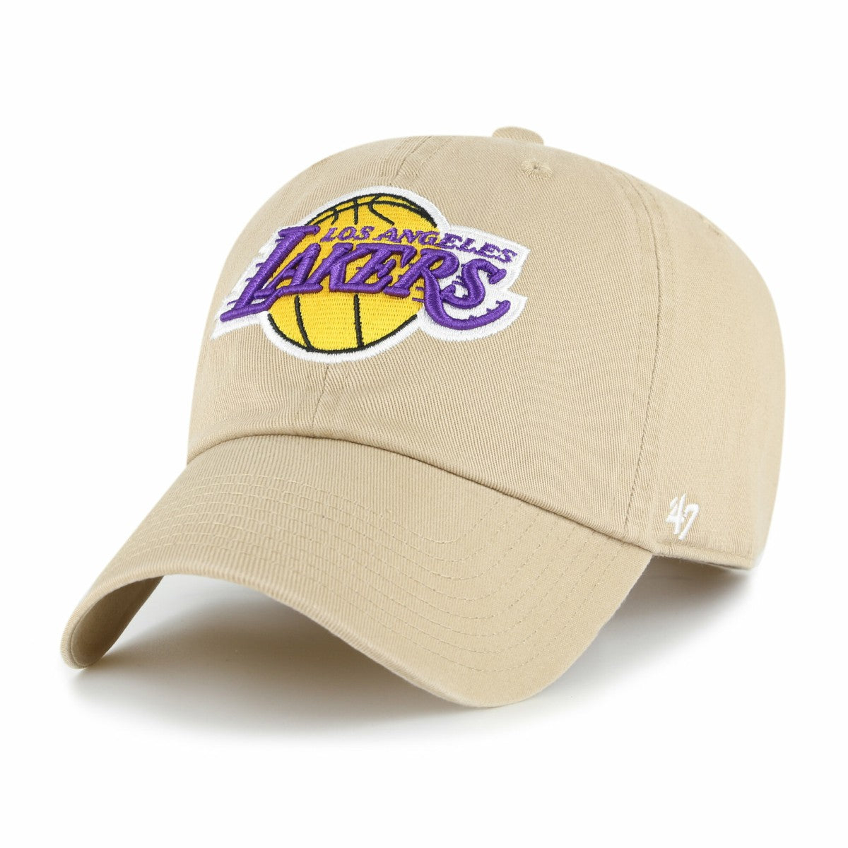 Los Angeles Lakers '47 Logo Clean Up Adjustable Hat Khaki - NBA