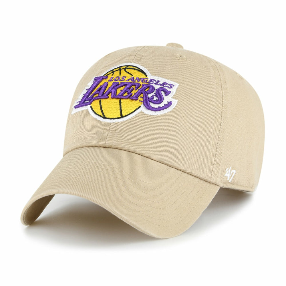 Los Angeles Lakers '47 Logo Clean Up Adjustable Hat Khaki - NBA