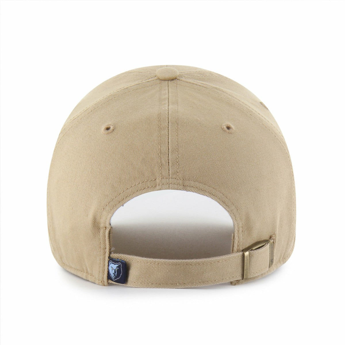 Memphis Grizzlies '47 Logo Clean Up Adjustable Hat Khaki - NBA