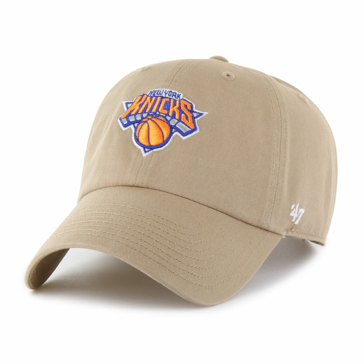 New York Knicks '47 Logo Clean Up Adjustable Hat Khaki - NBA