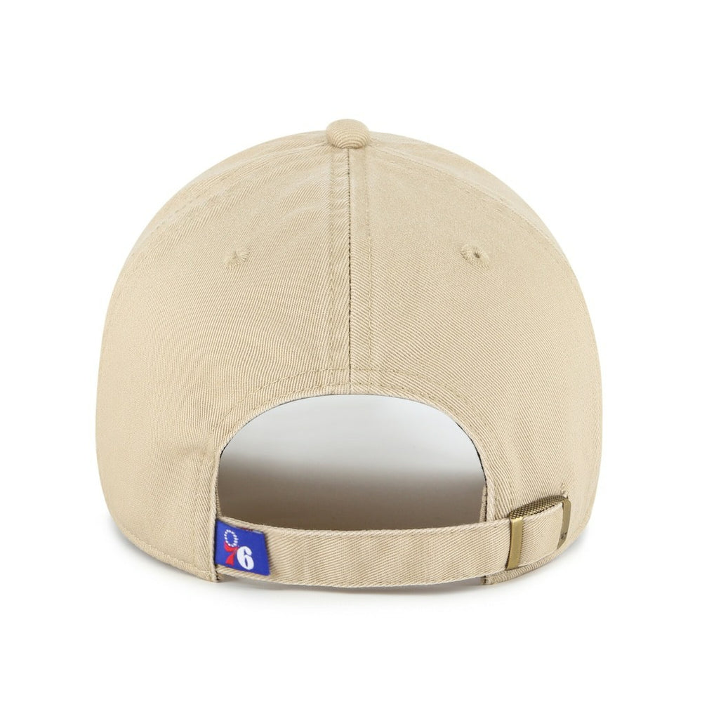 Philadelphia 76ers '47 Logo Clean Up Adjustable Hat Khaki - NBA