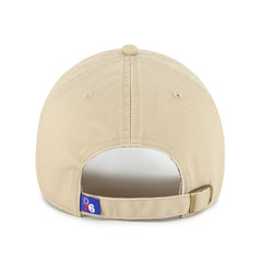 Philadelphia 76ers '47 Logo Clean Up Adjustable Hat Khaki - NBA
