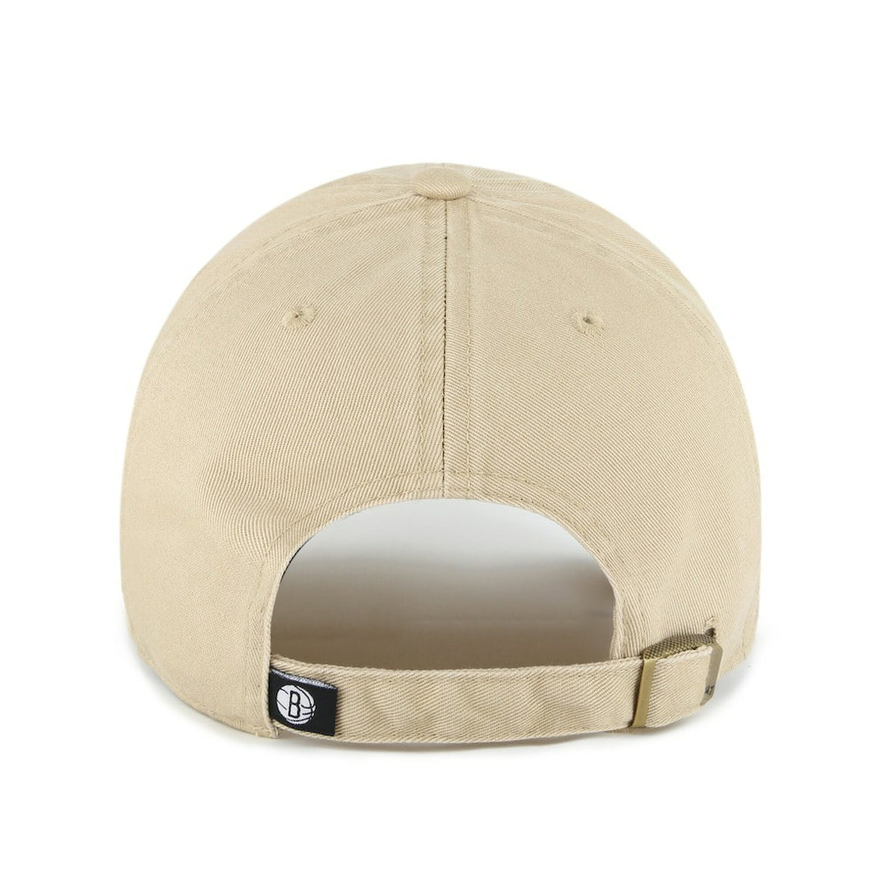 Brooklyn Nets '47 Logo Clean Up Adjustable Hat Khaki - NBA