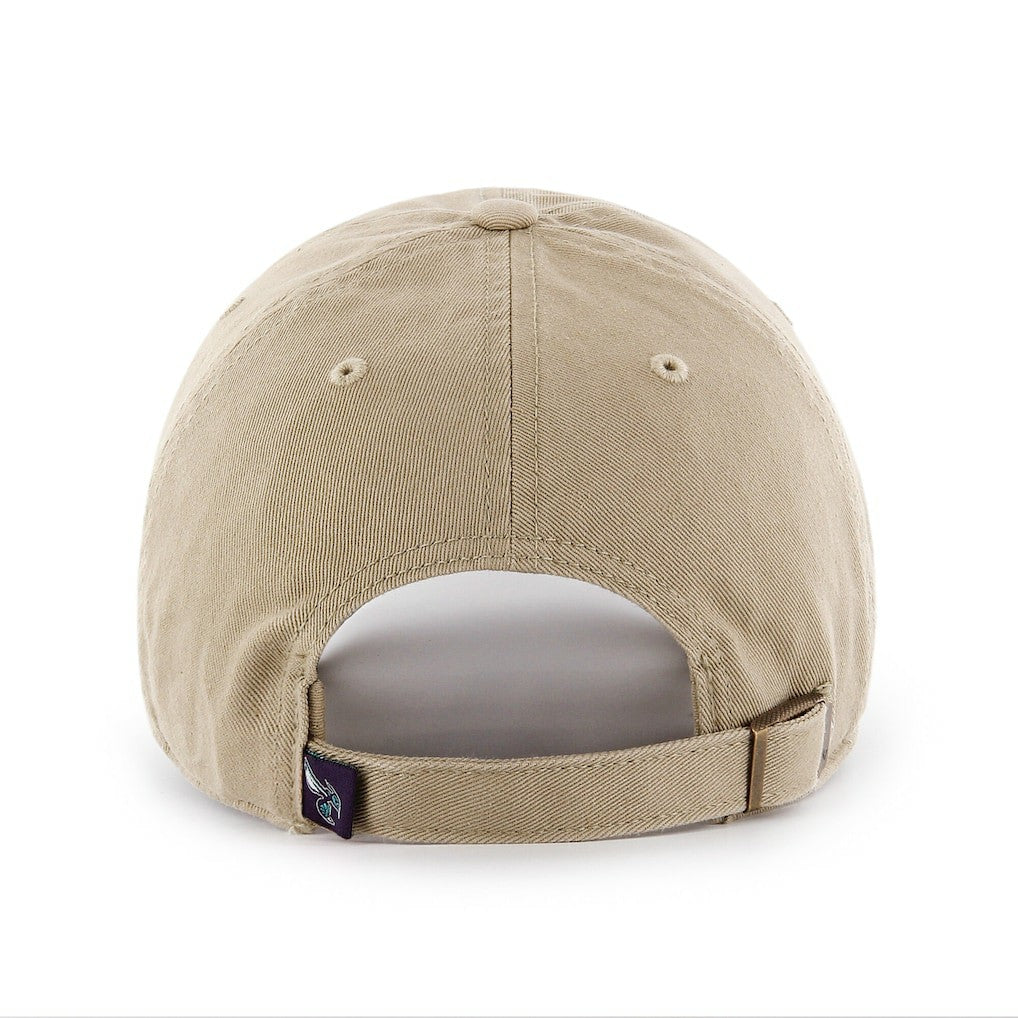 Charlotte Hornets '47 Logo Clean Up Adjustable Hat Khaki - NBA