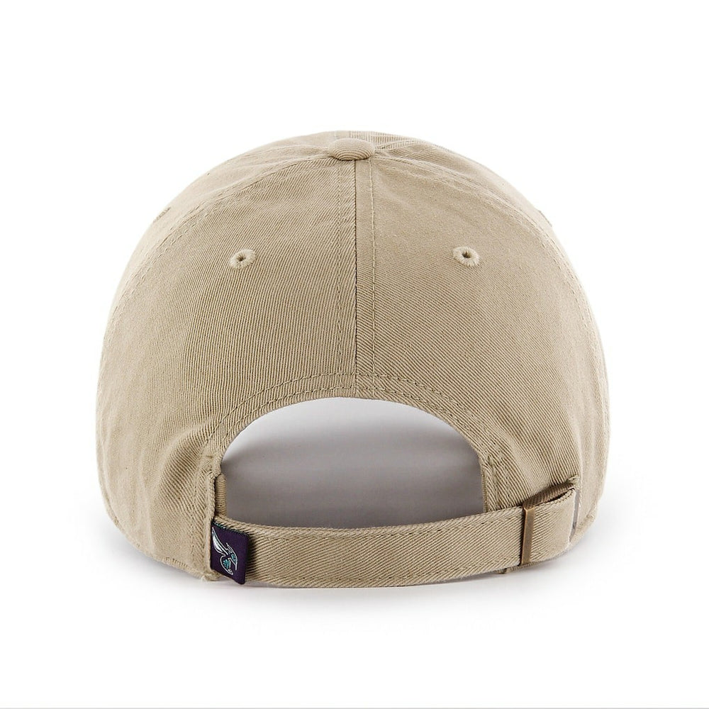Charlotte Hornets '47 Logo Clean Up Adjustable Hat Khaki - NBA