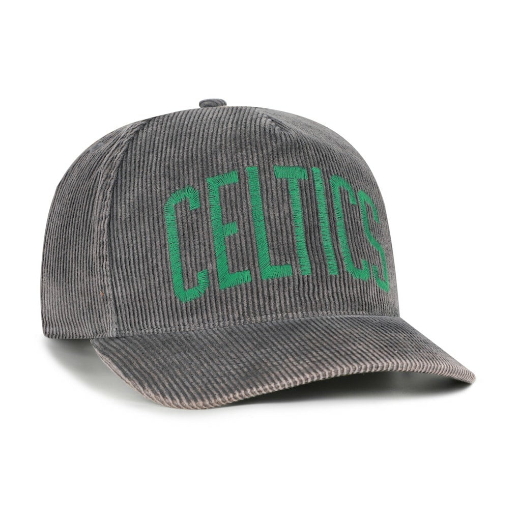 Boston Celtics '47 Reclaim Snow Wash Corduroy Adjustable Hitch Hat Charcoal - NBA