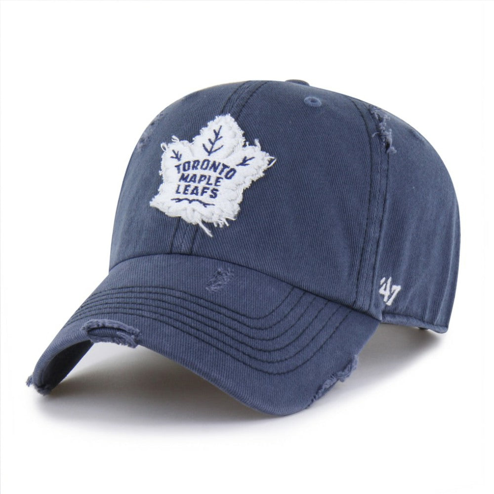 Toronto Maple Leafs '47 Weathered Clean Up Adjustable Hat - Navy - NHL