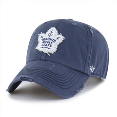 Toronto Maple Leafs '47 Weathered Clean Up Adjustable Hat - Navy - NHL