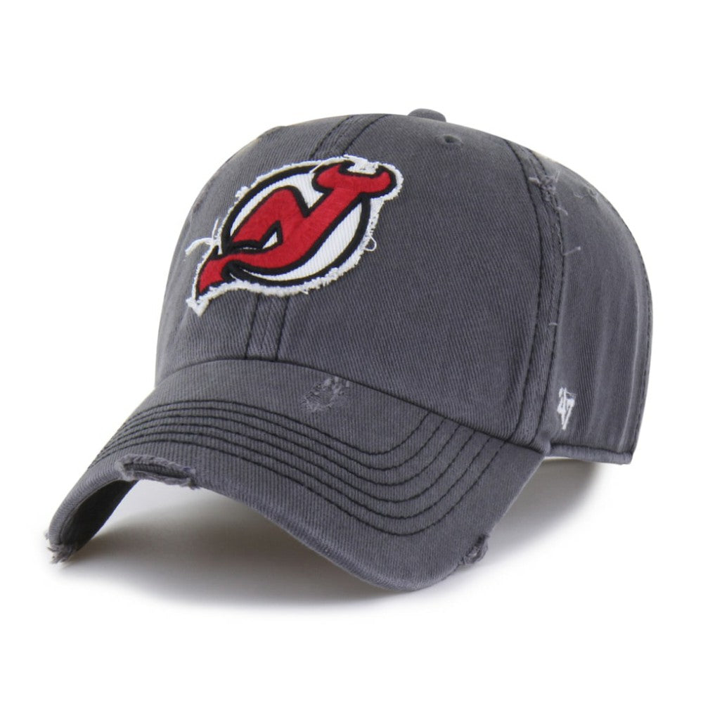 New Jersey Devils '47 Weathered Clean Up Adjustable Hat - Charcoal - NHL