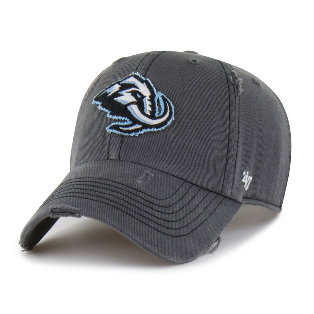Utah Mammoth '47 Weathered Clean Up Adjustable Hat - Charcoal - NHL