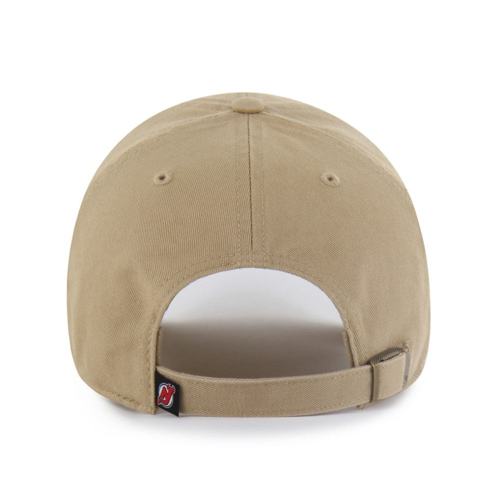 New Jersey Devils '47 Logo Clean Up Adjustable Hat - Khaki - NHL