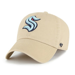 Seattle Kraken '47 Logo Clean Up Adjustable Hat - Khaki - NHL