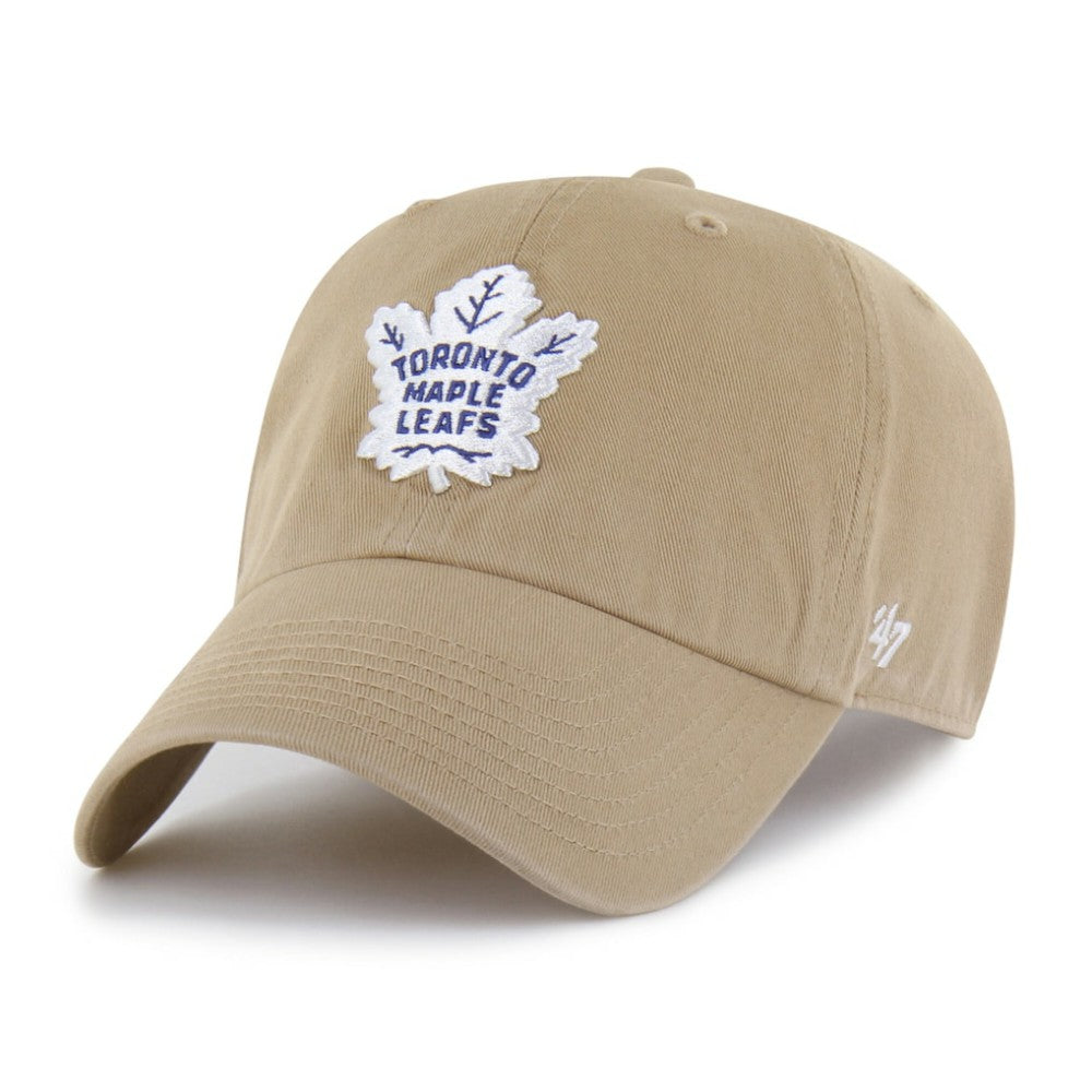Toronto Maple Leafs '47 Logo Clean Up Adjustable Hat - Khaki - NHL