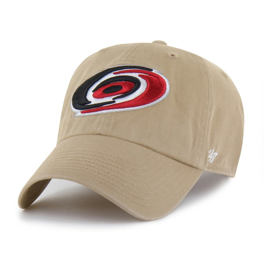 Carolina Hurricanes '47 Logo Clean Up Adjustable Hat - Khaki - NHL