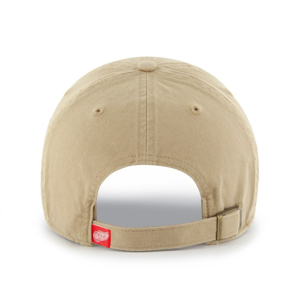 Detroit Red Wings '47 Logo Clean Up Adjustable Hat - Khaki - NHL