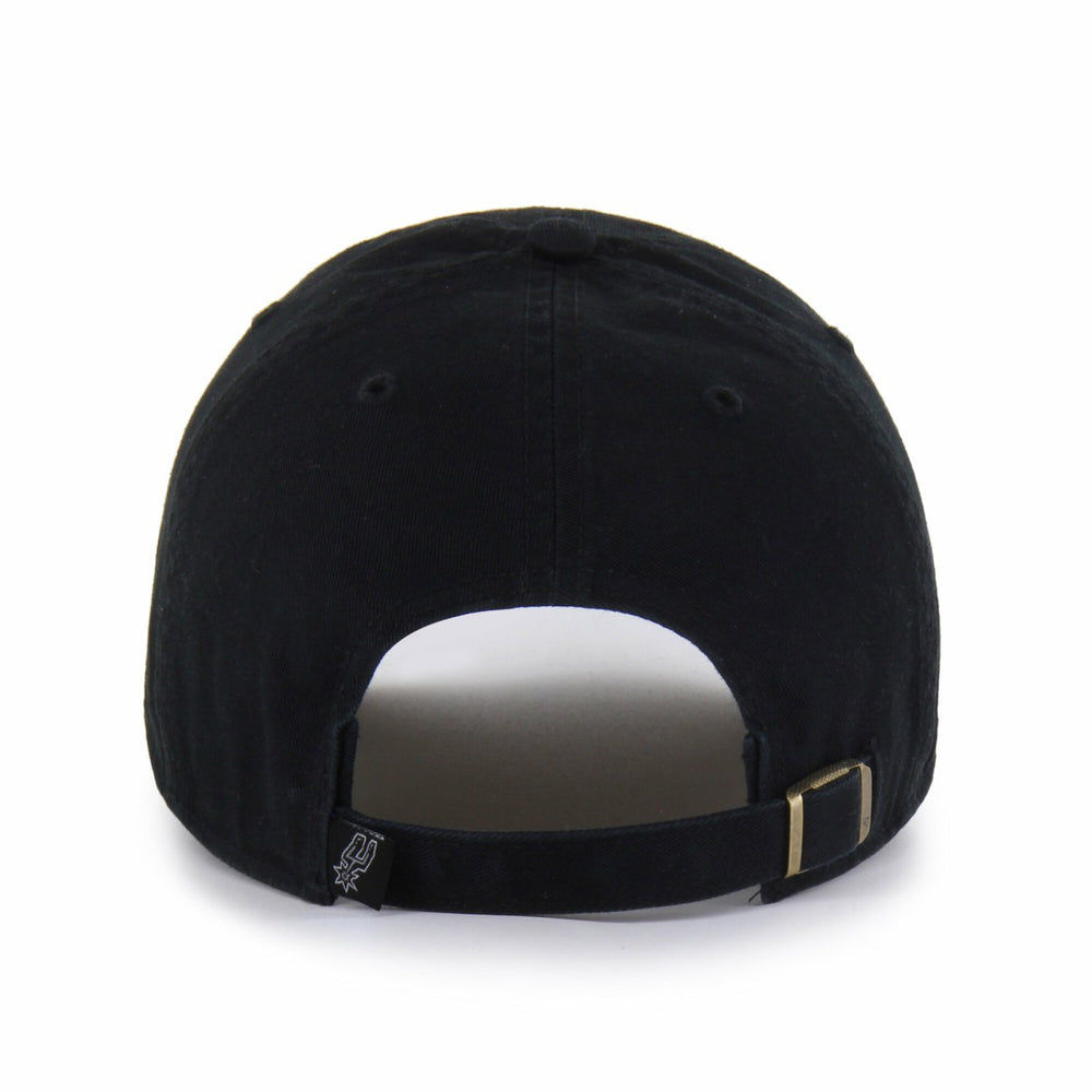 San Antonio Spurs '47 Black on Black Clean Up Adjustable Hat - NBA