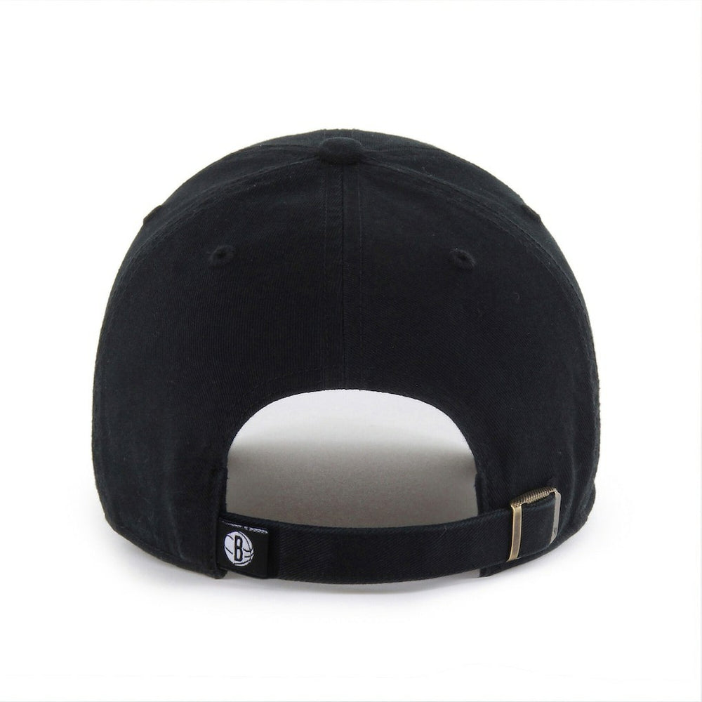 Brooklyn Nets '47 Black on Black Clean Up Adjustable Hat - NBA